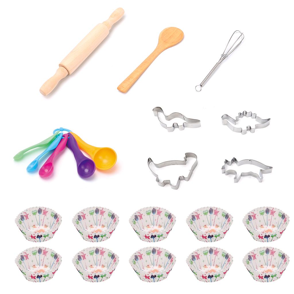 Kitchen Kids Baking Set - 25x Roleplay Kids Chef Costume Set