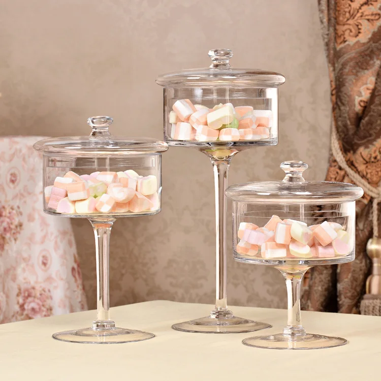 Cake Board Round - European Transparent Glass Cake Plate Fruit