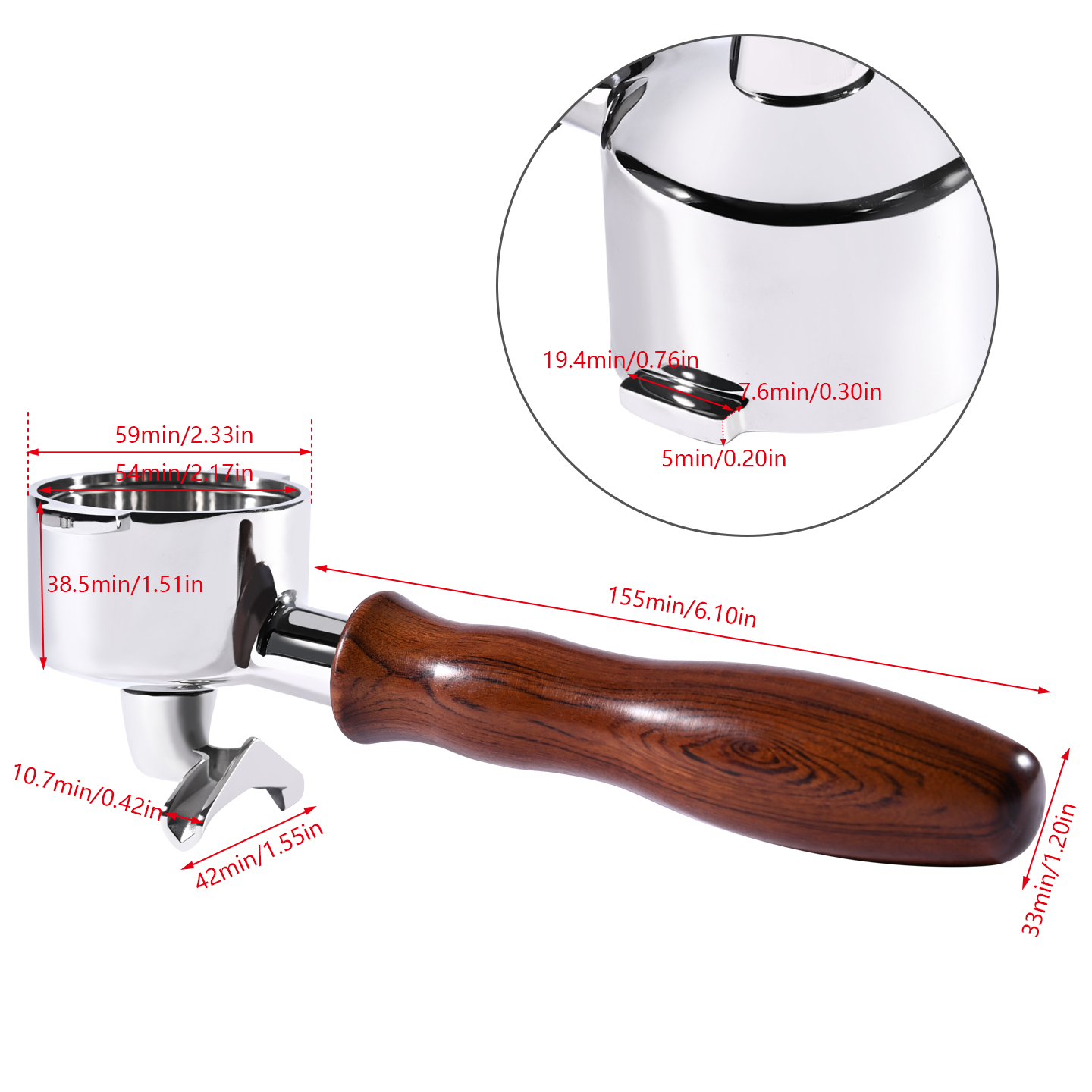 51MM Double Spout Portafilter  - Delonghi Espresso Ecp3420 评论和价格