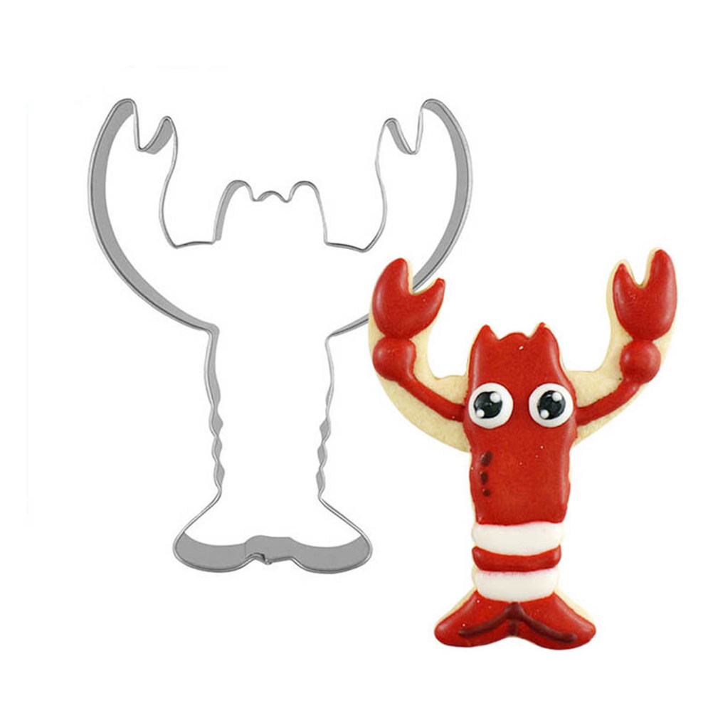 4pcs Lobster Shape Cookie Cutt - Kitchen Baking Cake 评论和价格