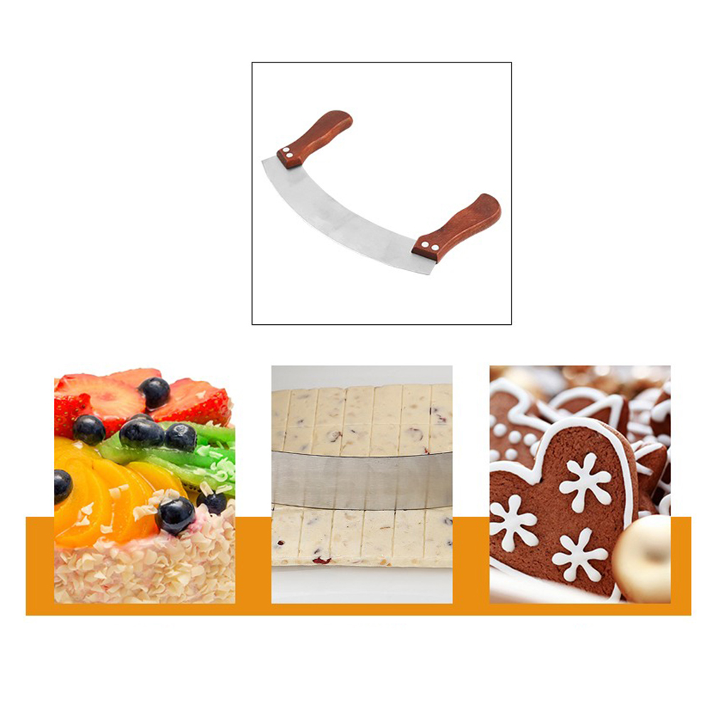 1pc Double Handle Nougat Cutte - Kitchen Accessories For Baking 评论和价格