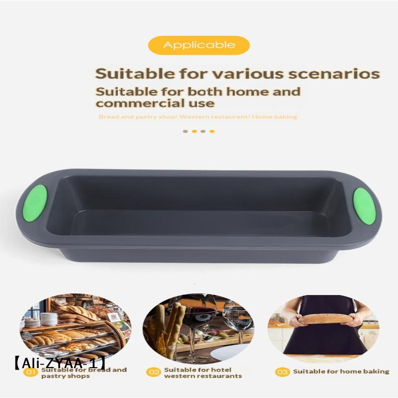 【A】1pc Silicone Rectangular Ba - Kitchen Essentials Baking Tray 评论和价格