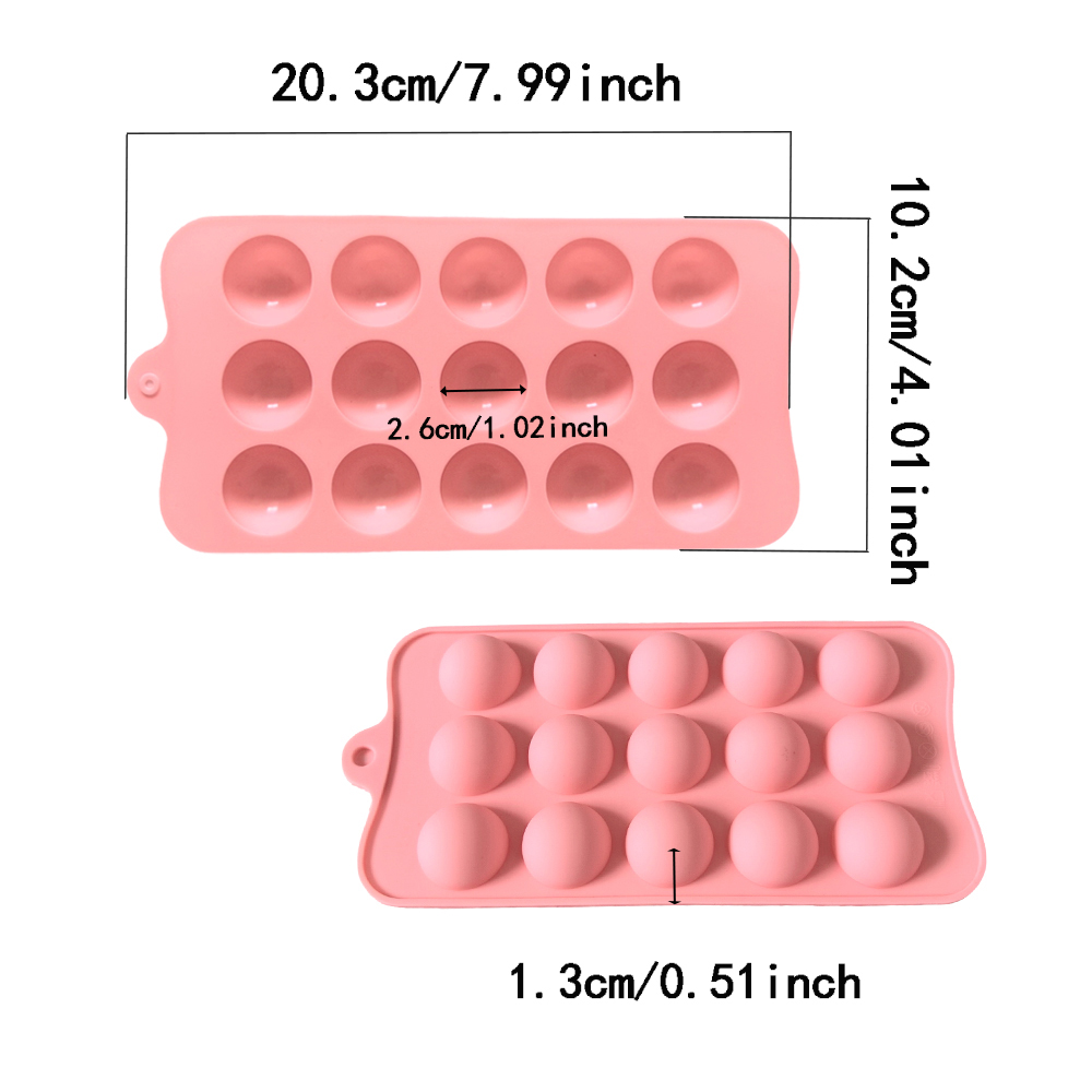 15 cavity semi-circular chocol - Kitchen Baking Products 评论和价格