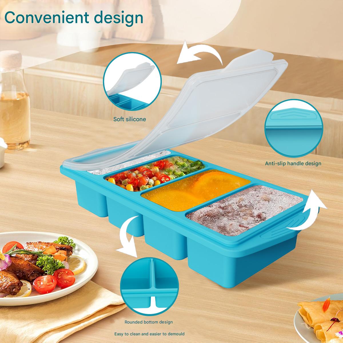 Large Silicone Ice Cube Mold w - Kitchen Baking Organization 评论和价格
