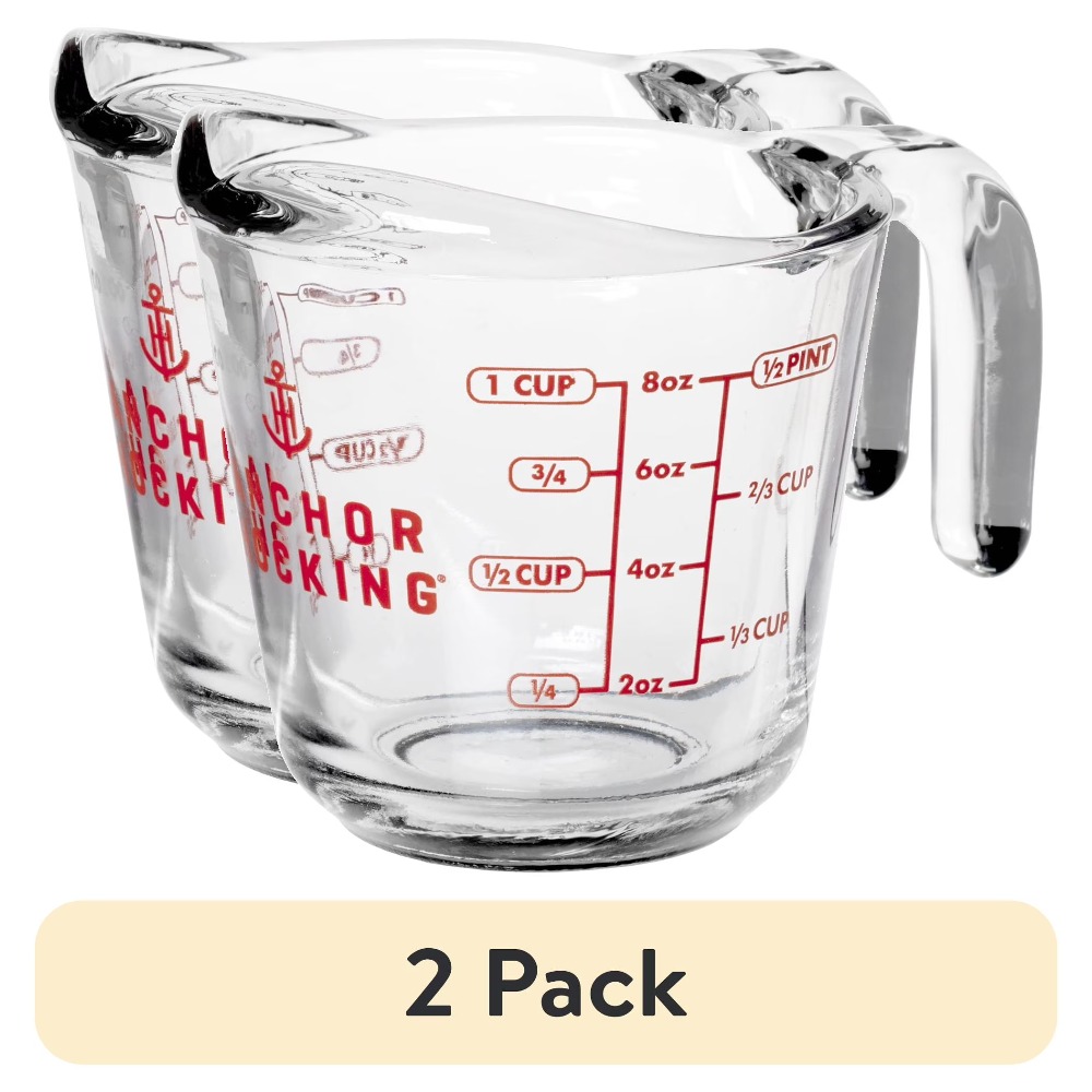 2-Pack Glass Measuring Cups Se - Kitchen And Baking 评论和价格