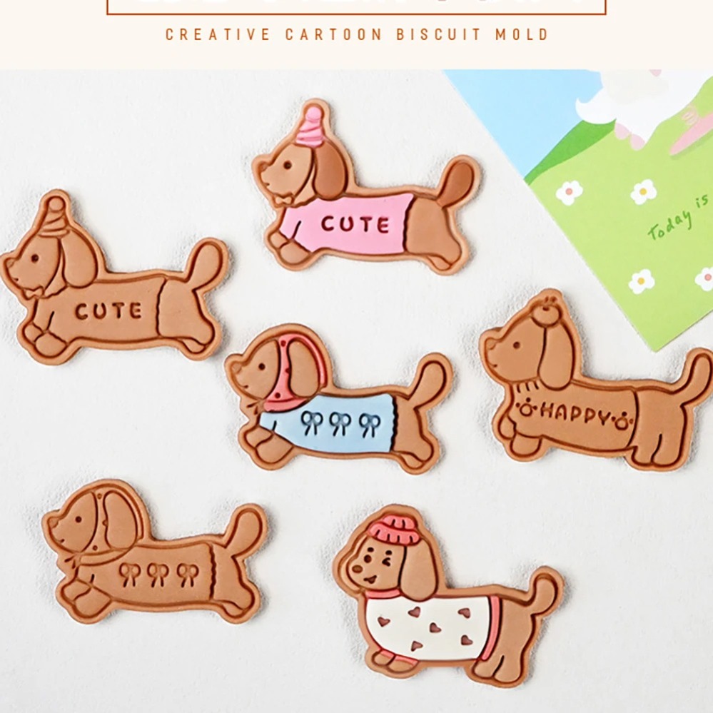 Cookie Mold Stamp Cartoon Saus - Kitchen Baking Products 评论和价格