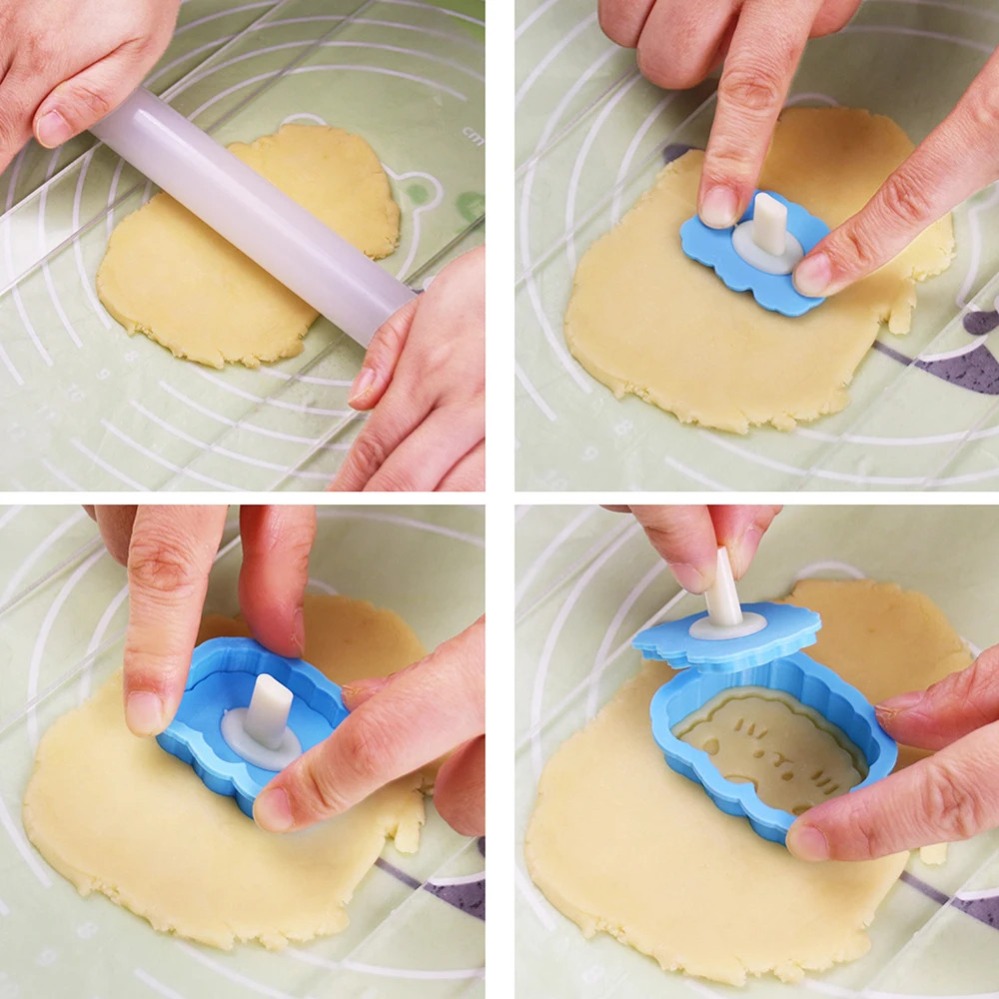 Cookie Mold Stamp Cartoon Saus - Kitchen Baking Products 评论和价格