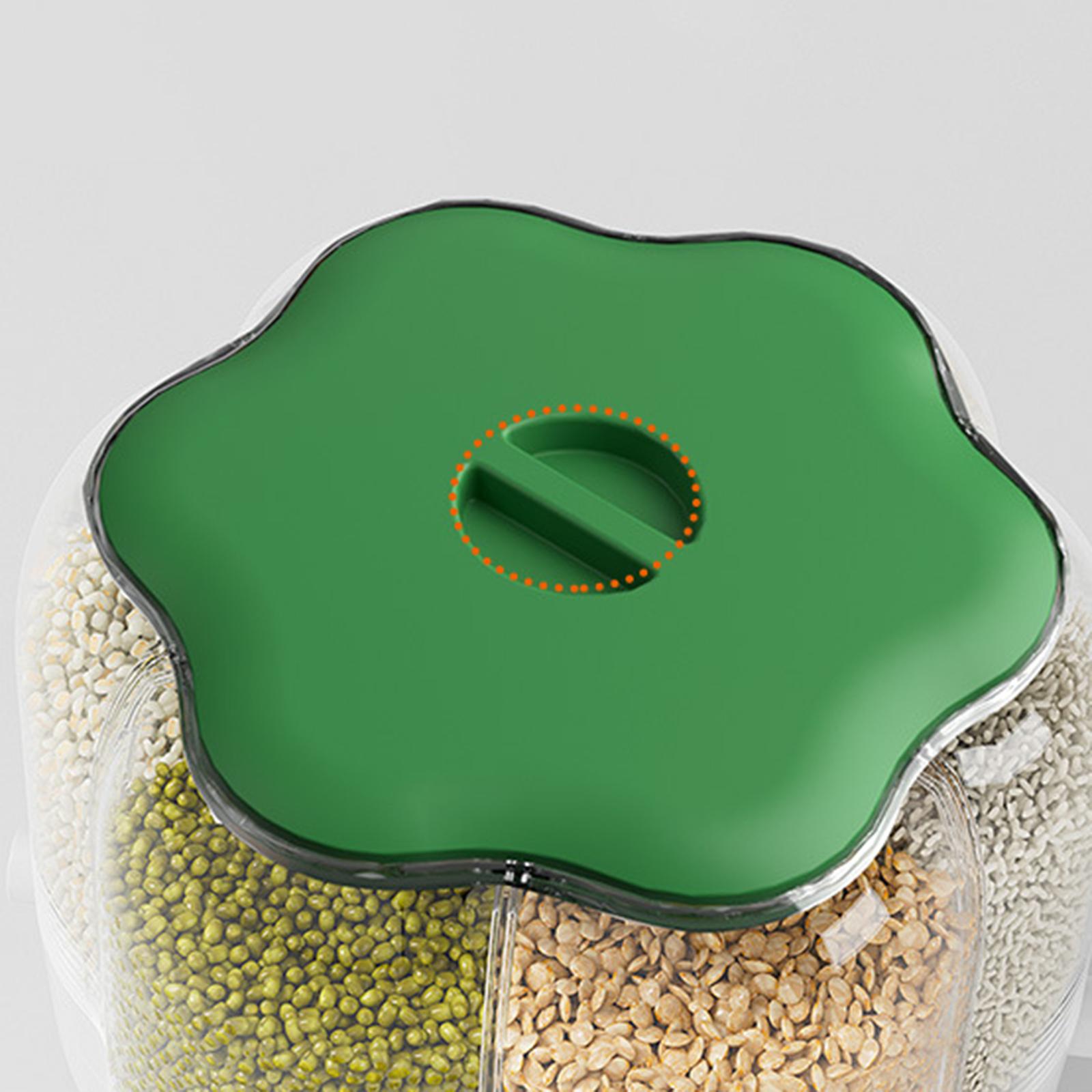 Rotating Cereal Dispenser Rice - Kitchen Baking Organization 评论和价格