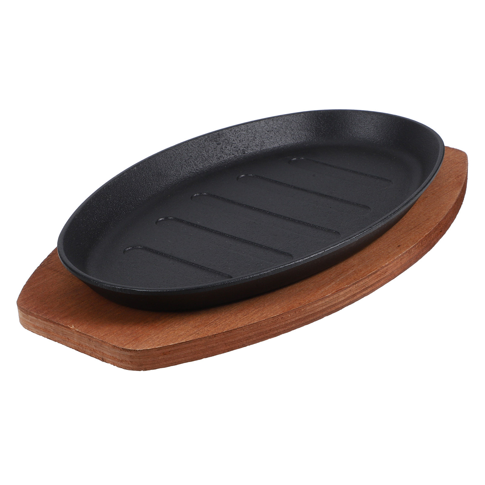 1Set Iron Grilling Pan Steak P - Kitchen Essentials Baking Tray 评论和价格