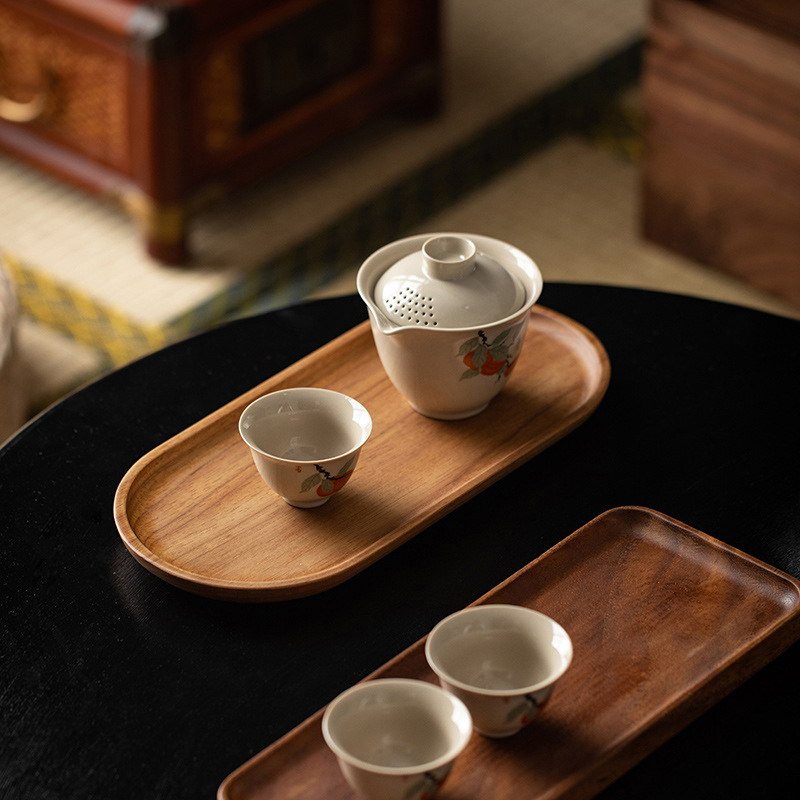 Tableware Solid Wood Food Tray - Cake Board Round 评论和价格