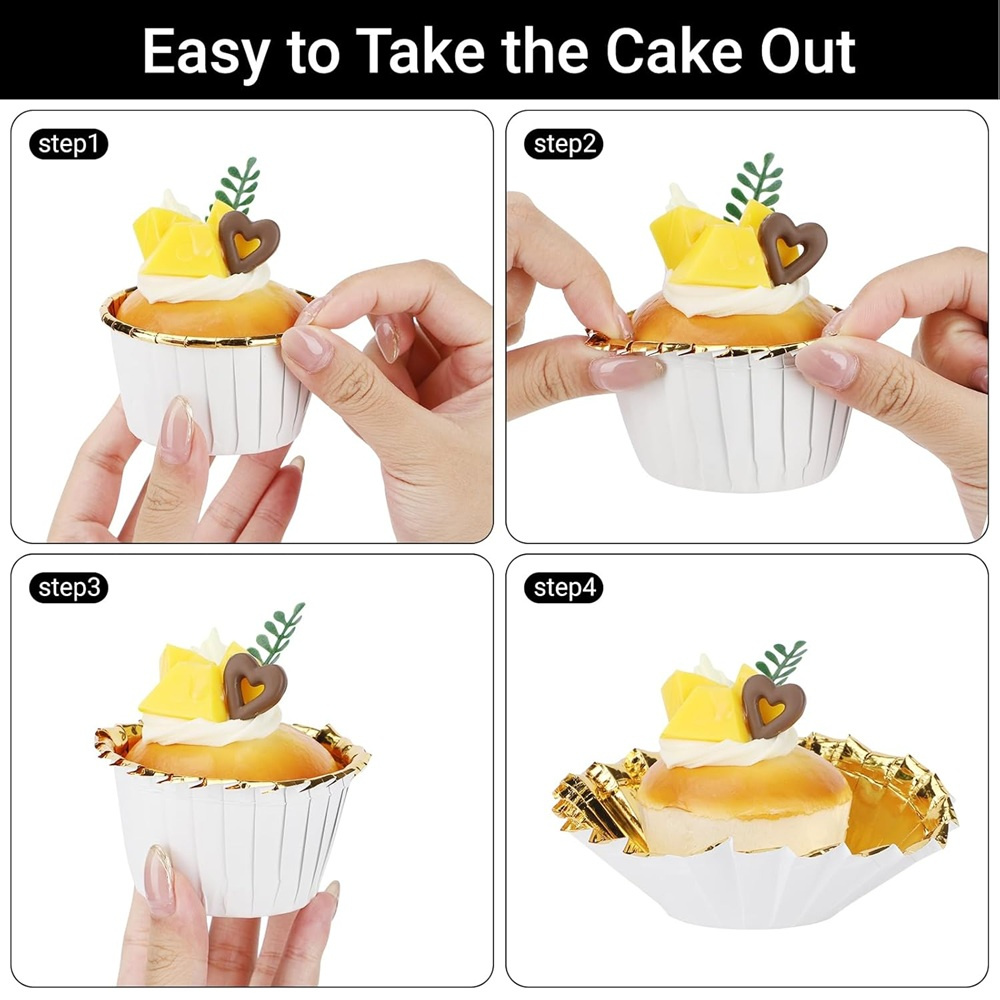 50 pcs Muffins Cup Paper Cupca - Kitchen Baking Products 评论和价格