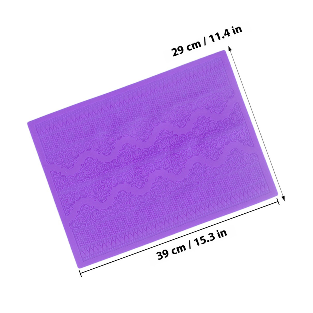 1pcs Silicone Cake Lace Mat Pu - Kitchen Baking Cake 评论和价格