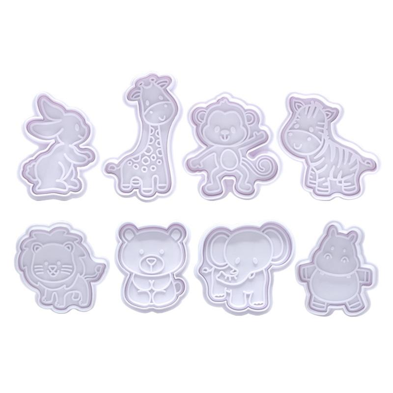 4Pcs Animal Cookie Cutter Set  - Kitchen Kids Baking Set 评论和价格