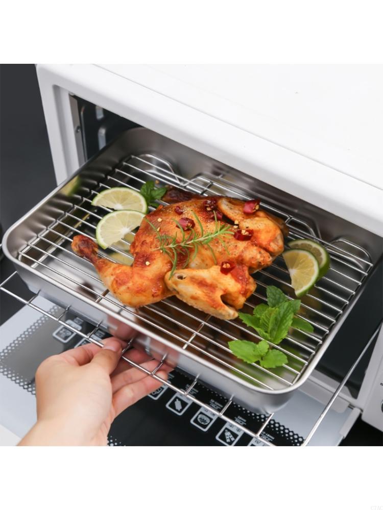 Kitchen BBQ Pan Plate Oven Rac - Kitchen Baking Organization 评论和价格