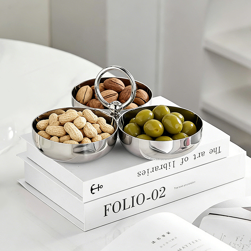 Premium Stainless Steel 3 Grid - Cake Board Round 评论和价格
