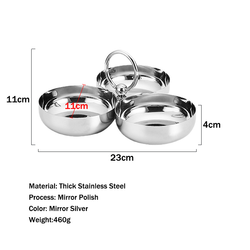Premium Stainless Steel 3 Grid - Cake Board Round 评论和价格