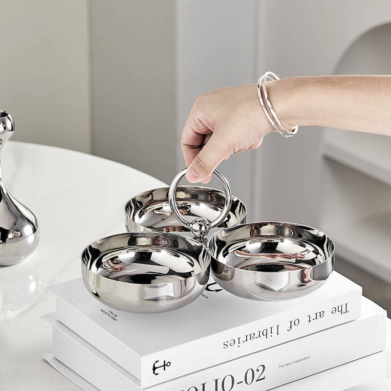 Premium Stainless Steel 3 Grid - Cake Board Round 评论和价格