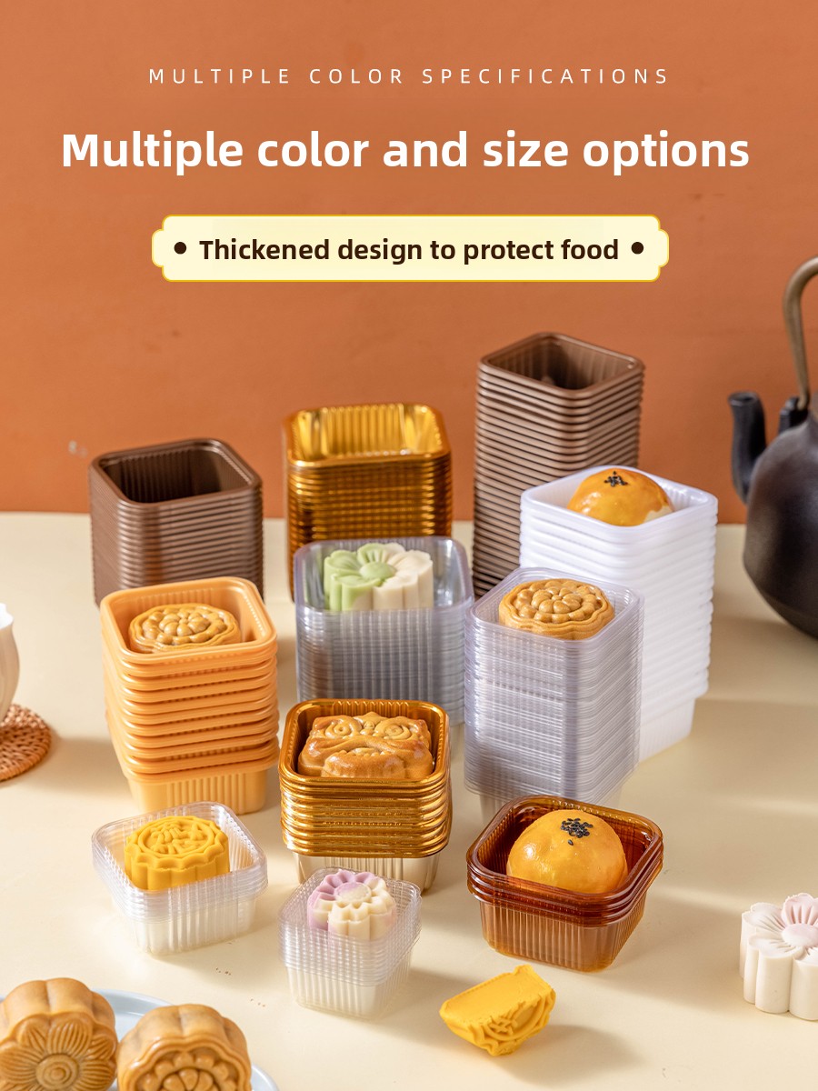 Thickened Plastic Mooncake Pac - Kitchen Baking Cake 评论和价格