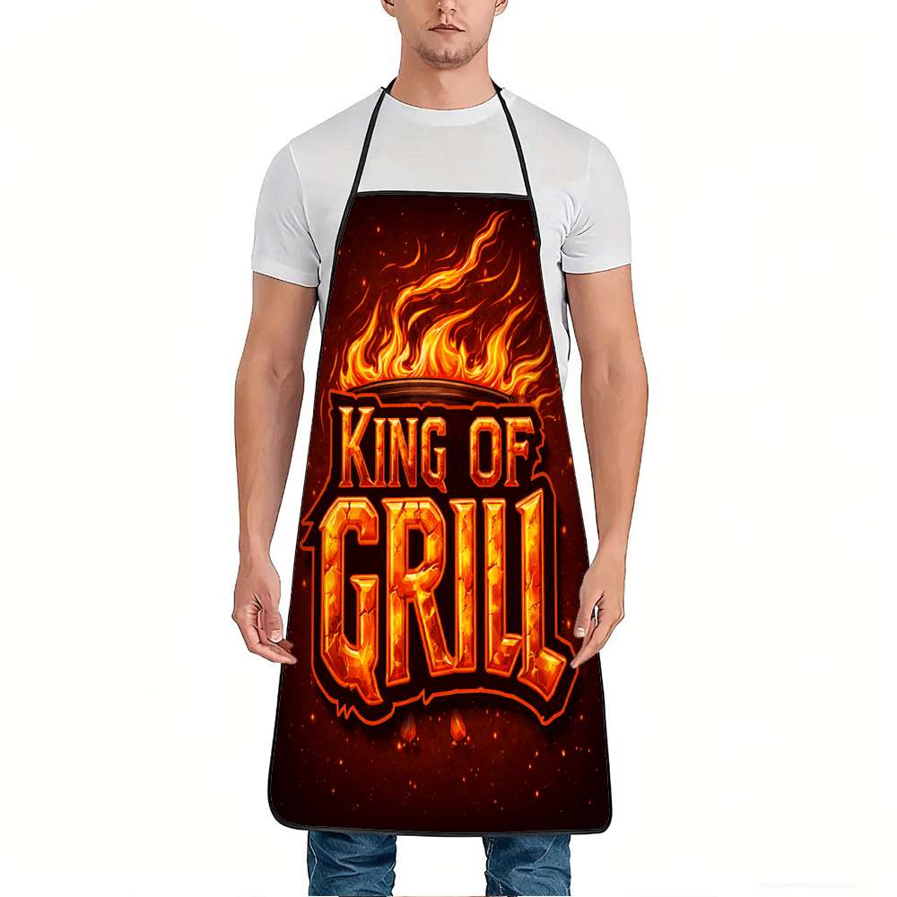 1 Piece of Bbq King Apron, Bbq - Kitchen Baking Area Ideas 评论和价格