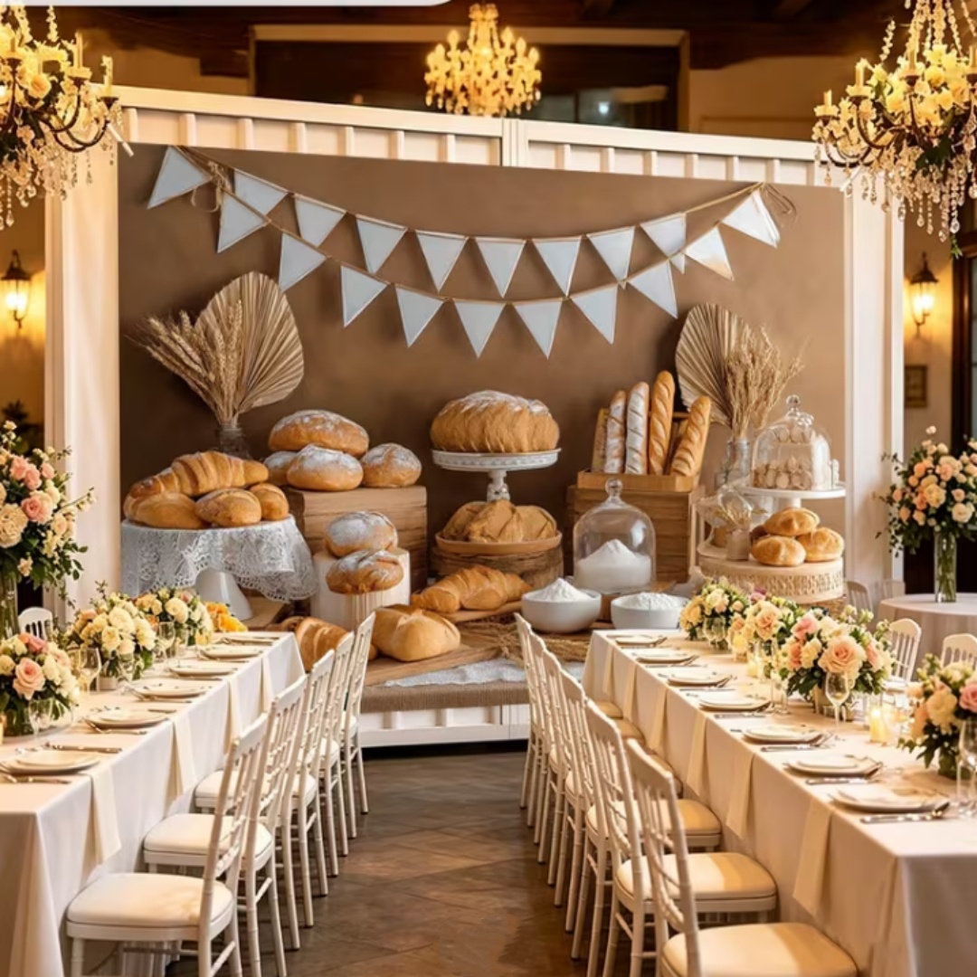 Baking Bread Food Theme Party  - Kitchen Baking Background 评论和价格