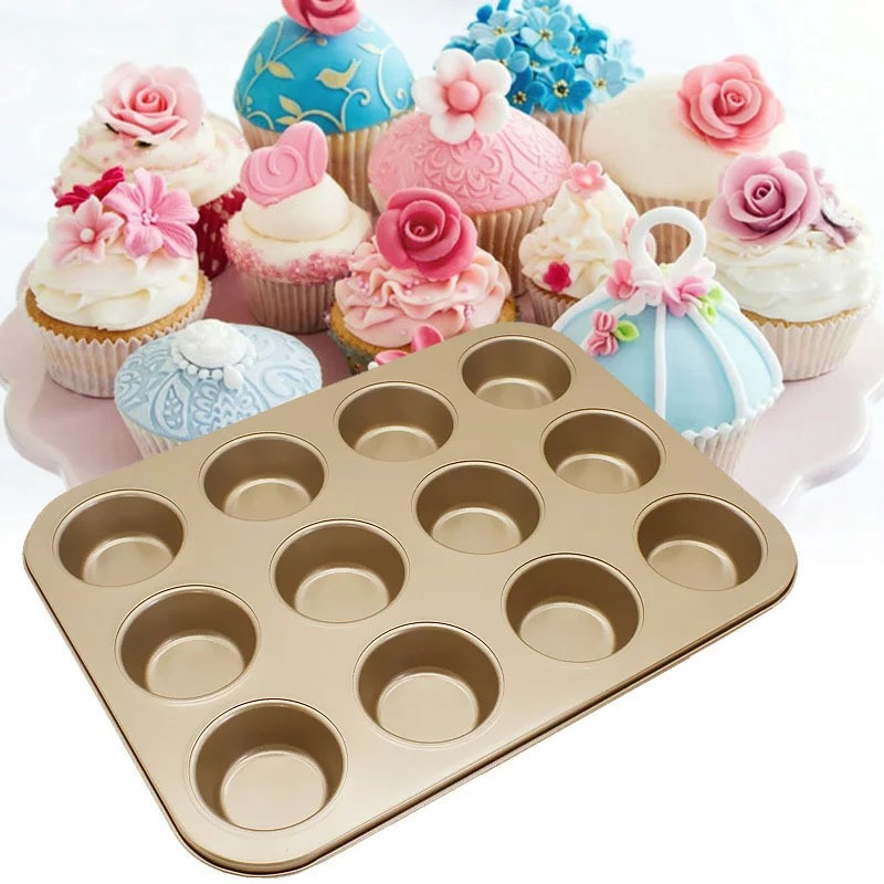 Non-Stick Cupcake Pan Muffin T - Kitchen Essentials Baking Tray 评论和价格