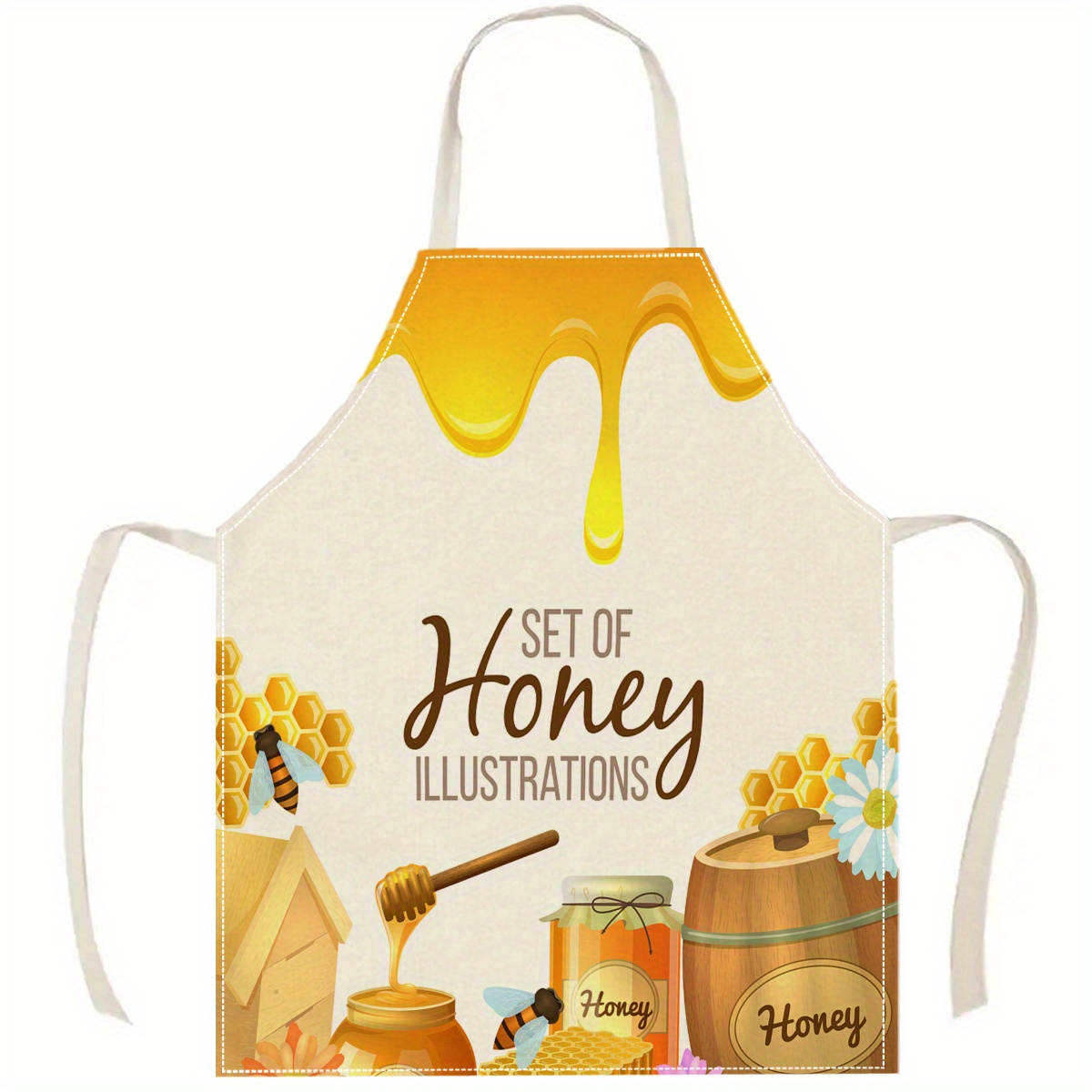 1pc Honey Bee Apron Sweet Kitc - Kitchen Baking Area Ideas 评论和价格