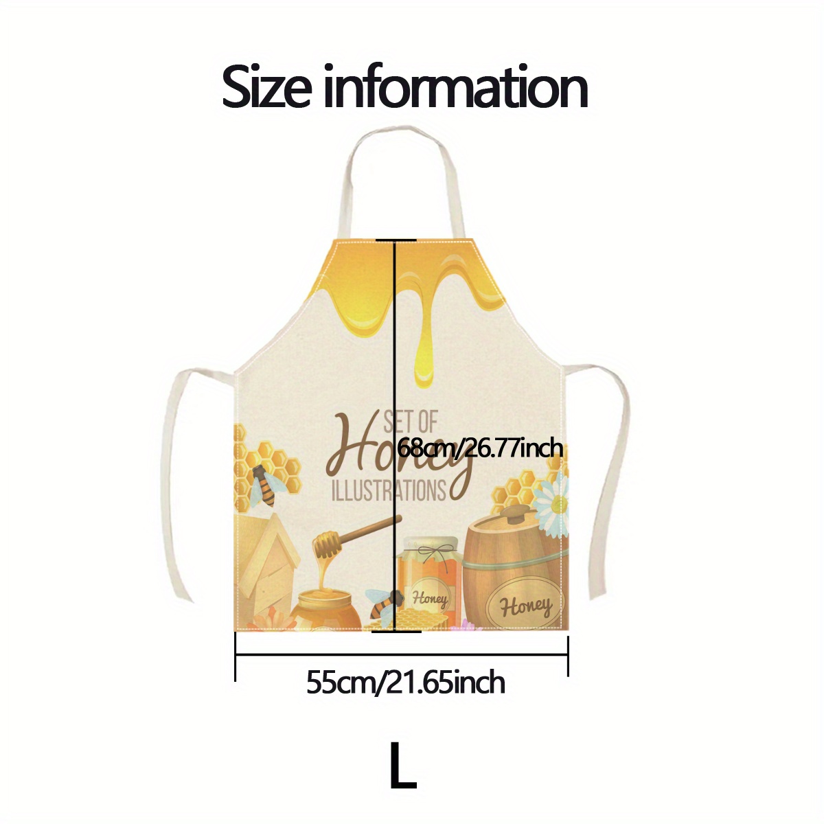1pc Honey Bee Apron Sweet Kitc - Kitchen Baking Area Ideas 评论和价格