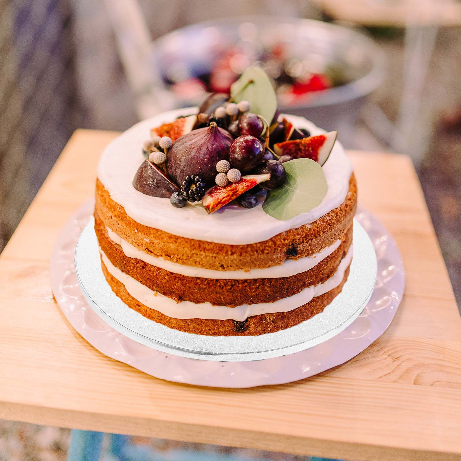 4Pcs Round Cake Board Set Heav - Cake Board Round 评论和价格