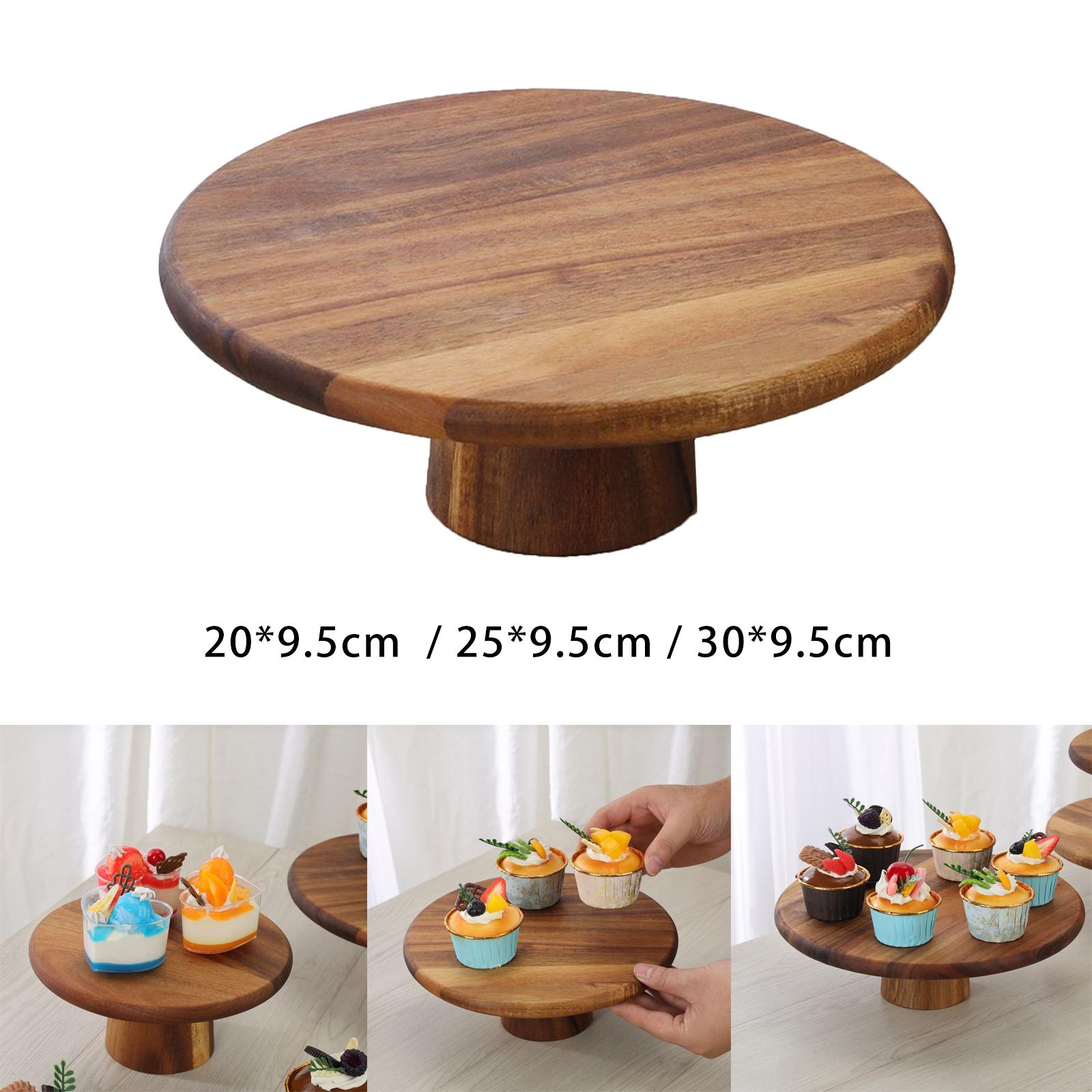 Wood Cake Stand Multiuse Chees - Cake Board Round 评论和价格