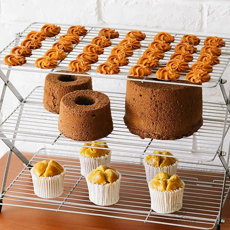 Foldable Multi-Layer Cake Cool - Kitchen Accessories For Baking 评论和价格