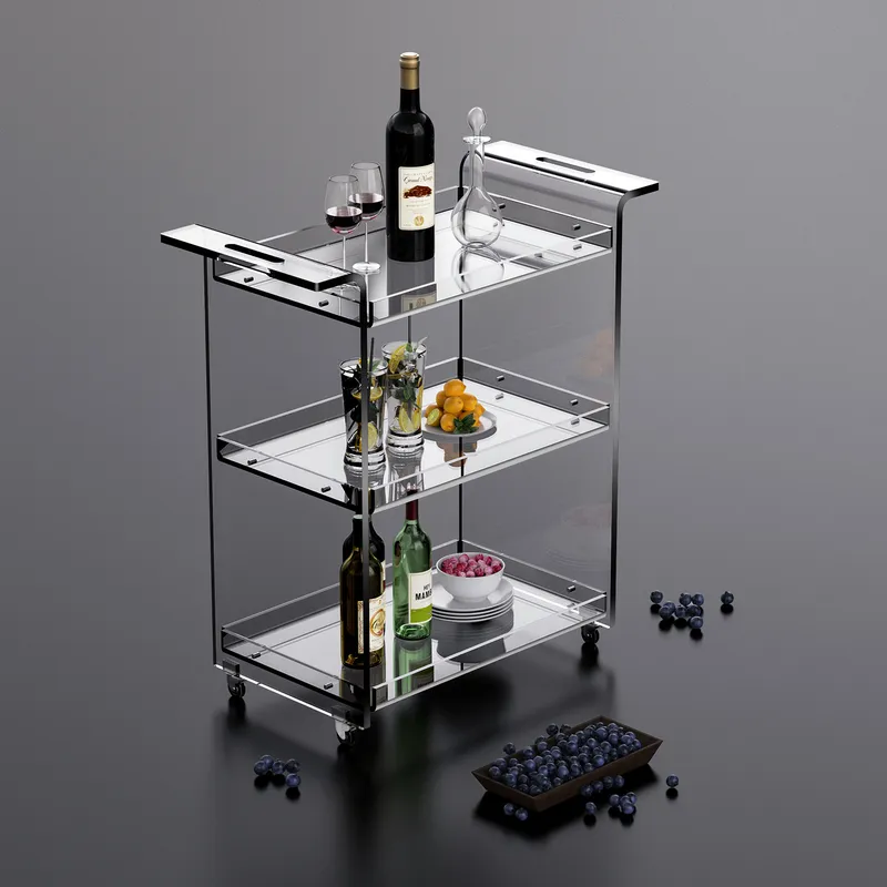 Modern 3-Tier Kitchen Cart wit - Kitchen Baking Organization 评论和价格