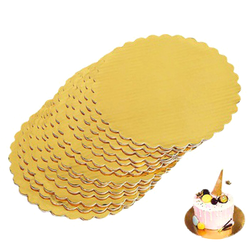 4/5/6/7/8/10 Inch Golden Round - Cake Board Round 评论和价格