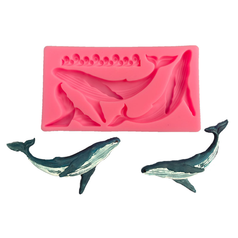 DIY Whale Silicone Mold Ocean  - Kitchen Baking Products 评论和价格