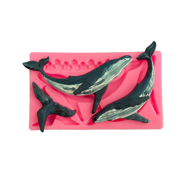 DIY Whale Silicone Mold Ocean  - Kitchen Baking Products 评论和价格
