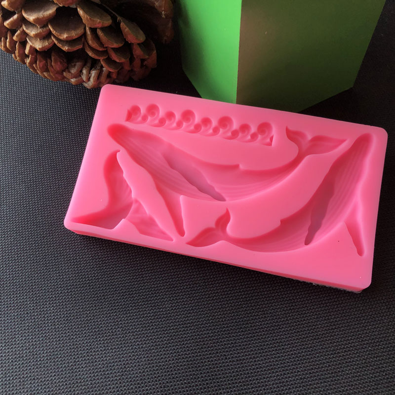 DIY Whale Silicone Mold Ocean  - Kitchen Baking Products 评论和价格