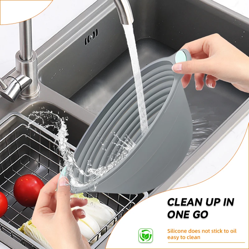 1PC Silicone Foldable Banneton - Kitchen Accessories For Baking 评论和价格