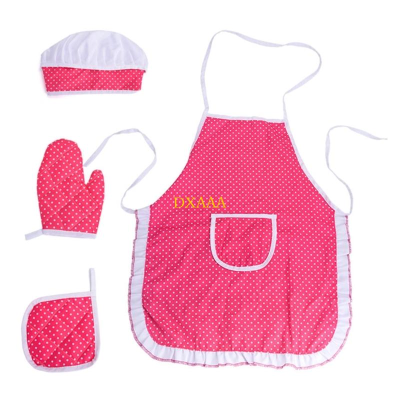 DXAA Child Cooking Apron Chef' - Kitchen Kids Baking Set 评论和价格