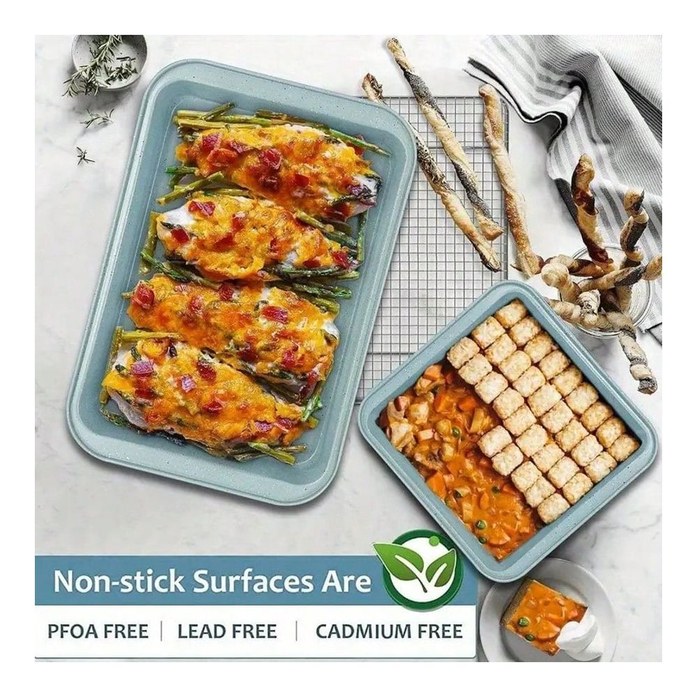 10 Piece Bakeware Set, NonStic - Kitchen Accessories For Baking 评论和价格