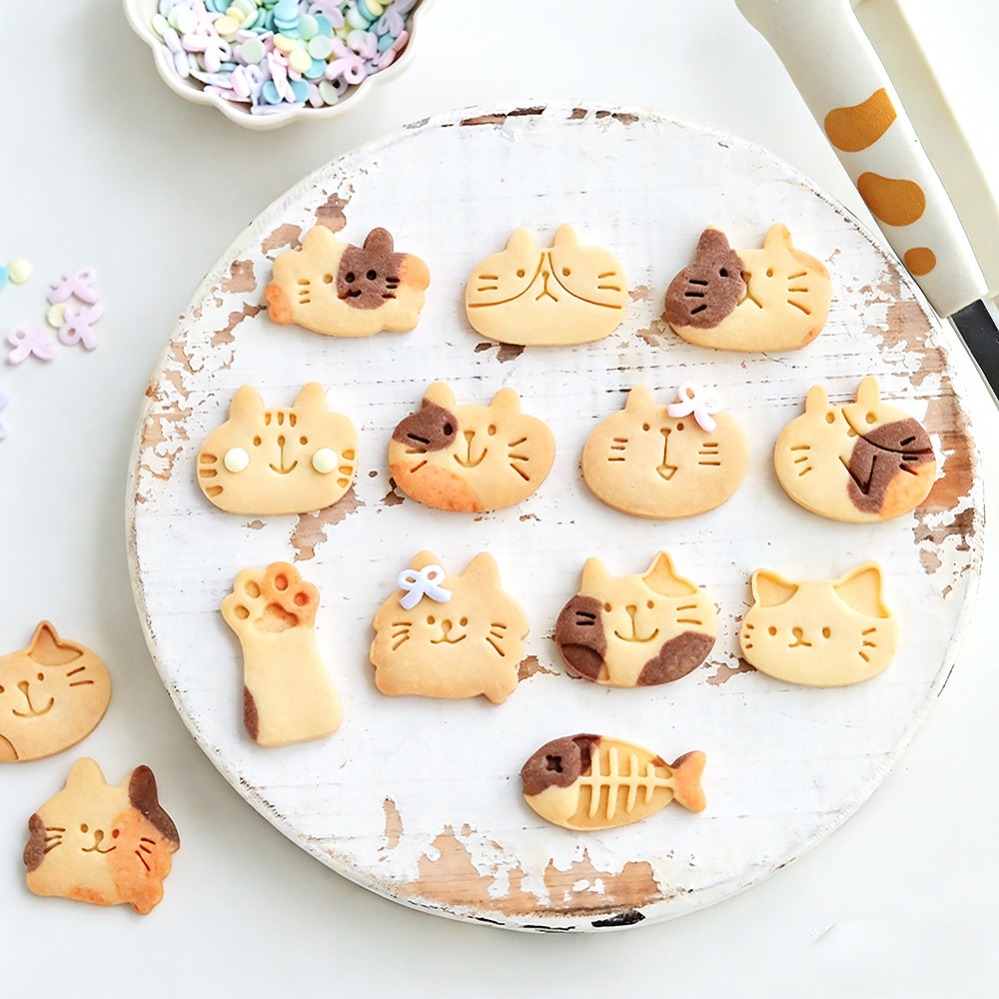 Cute Kitten DIY Stamp Cookie C - Kitchen Accessories For Baking 评论和价格