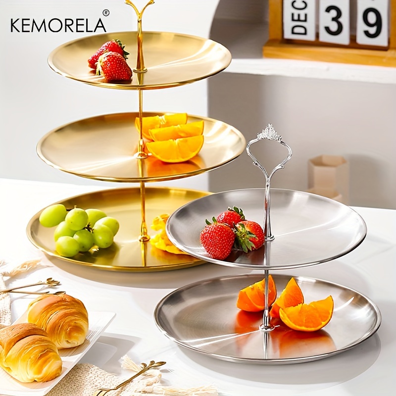 2/3 Layer Stainless Steel Cake - Cake Board Round 评论和价格