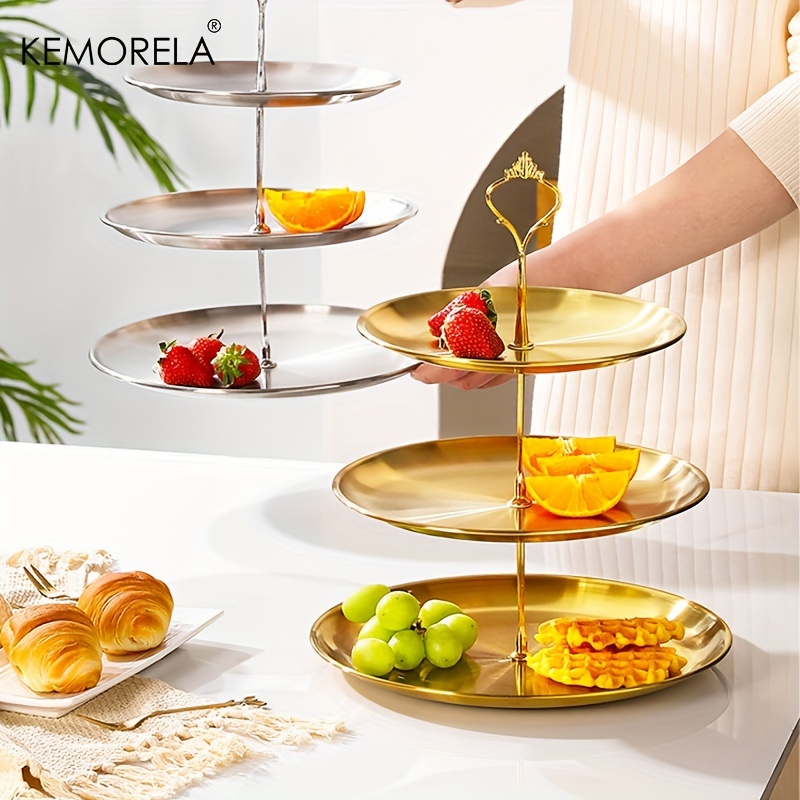 2/3 Layer Stainless Steel Cake - Cake Board Round 评论和价格
