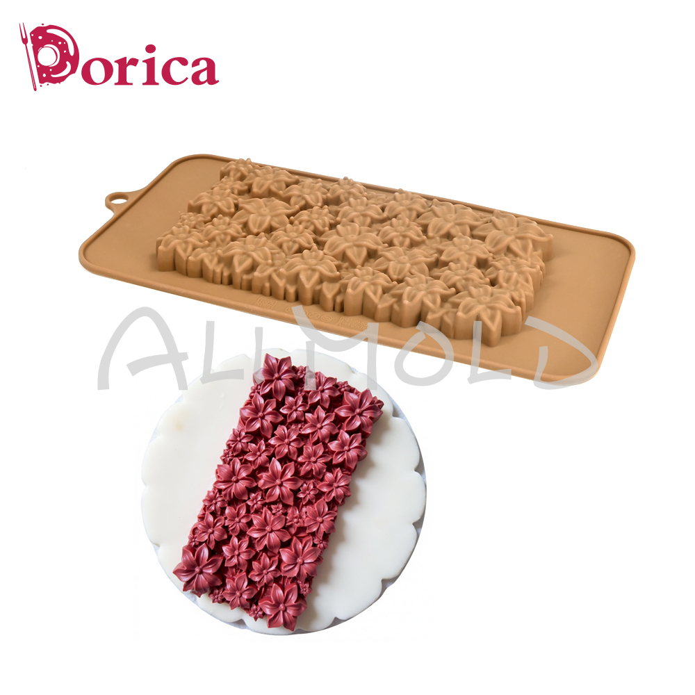 Flower Silicone Chocolate Mold - Kitchen Baking Cake 评论和价格