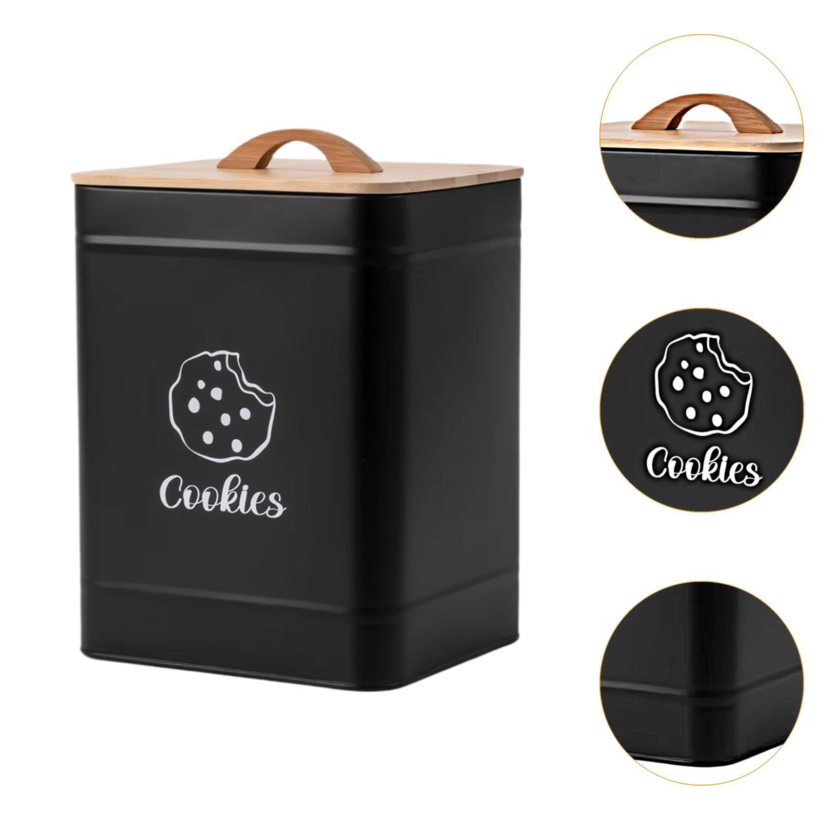 Multi Use Cookie Jar Carbon St - Kitchen Baking Organization 评论和价格