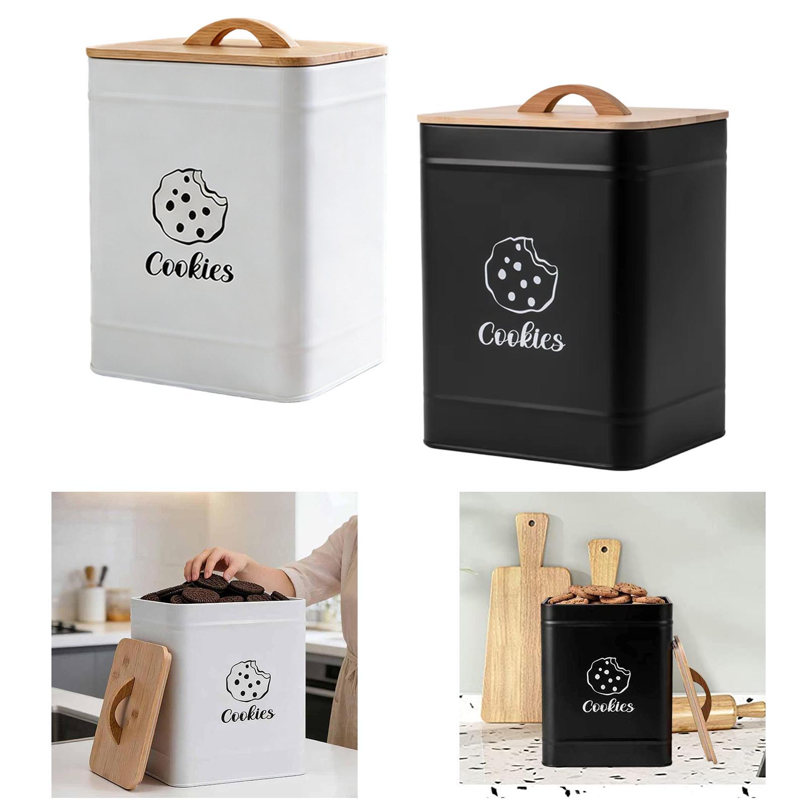 Multi Use Cookie Jar Carbon St - Kitchen Baking Organization 评论和价格