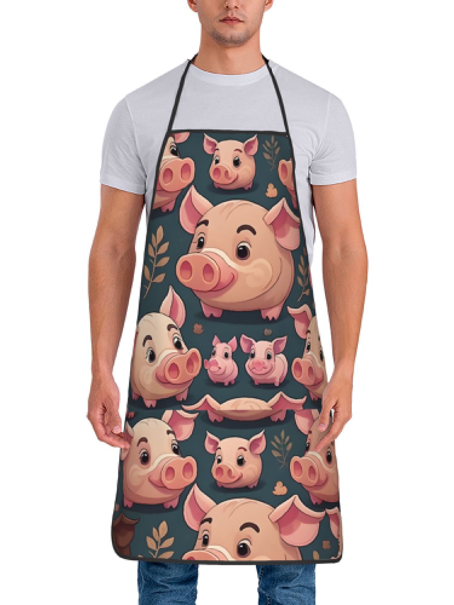 1 Piece Retro Pink Pig Design  - Kitchen Baking Area Ideas 评论和价格