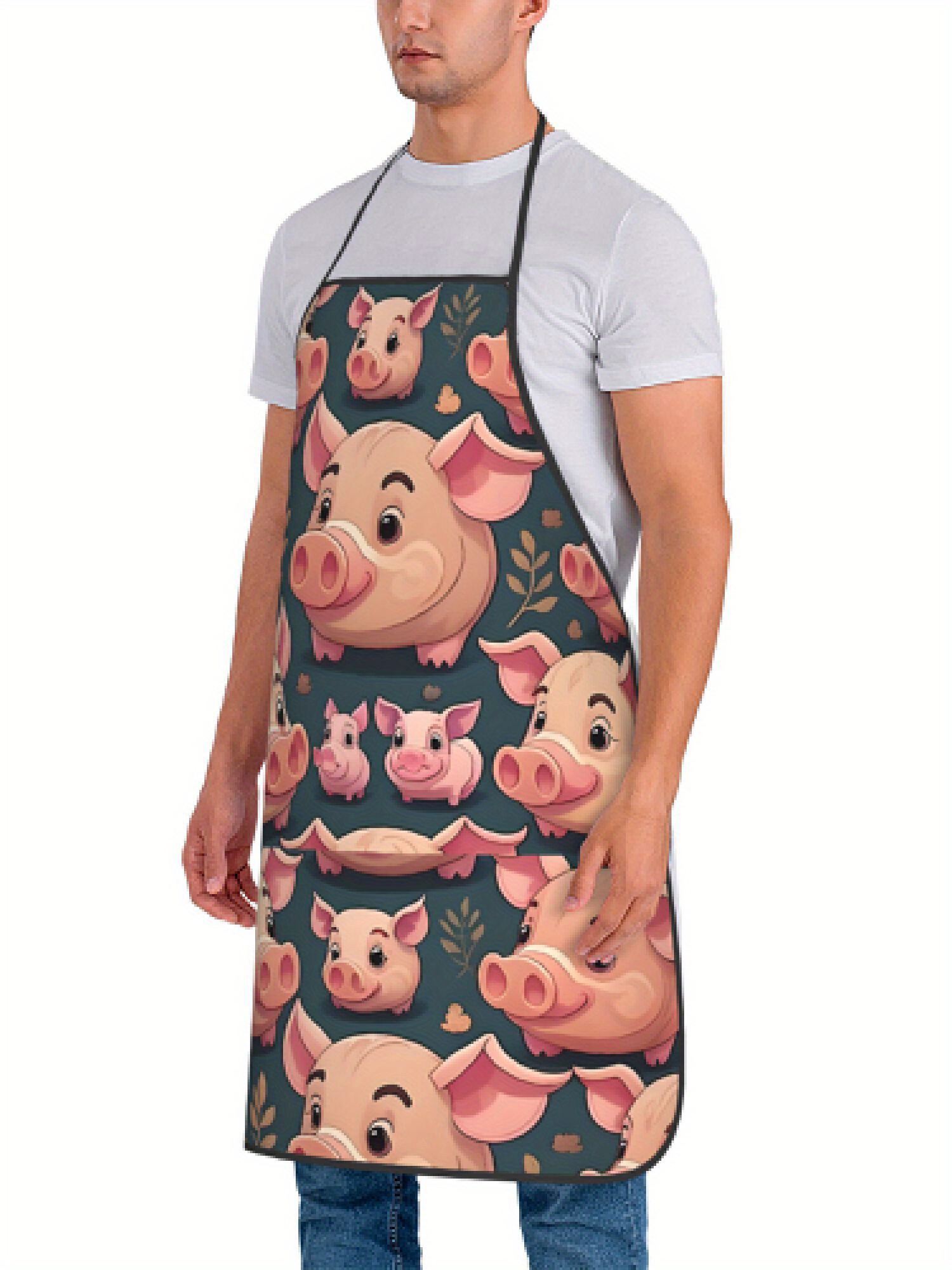 1 Piece Retro Pink Pig Design  - Kitchen Baking Area Ideas 评论和价格