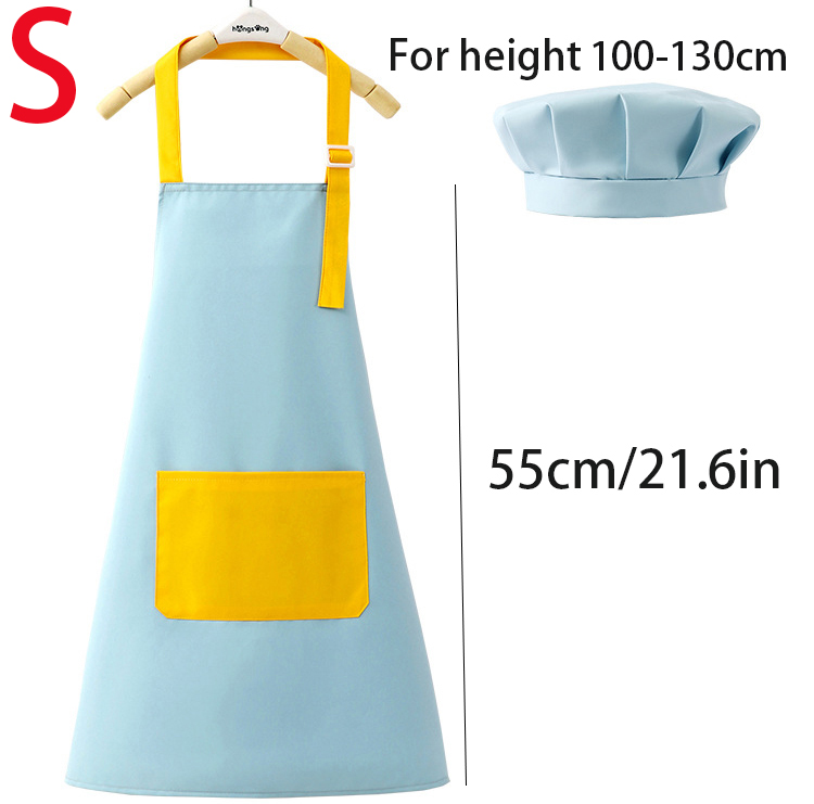 Kids Apron and Chef Hat Set Ad - Kitchen Kids Baking Set 评论和价格