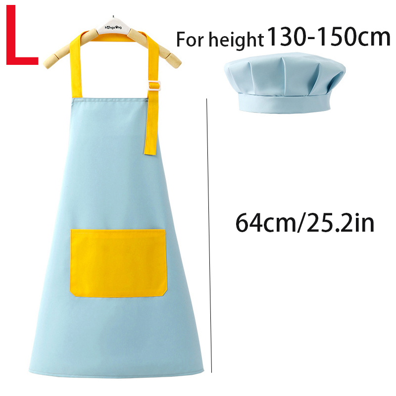 Kids Apron and Chef Hat Set Ad - Kitchen Kids Baking Set 评论和价格