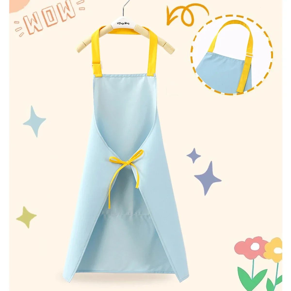 Kids Apron and Chef Hat Set Ad - Kitchen Kids Baking Set 评论和价格