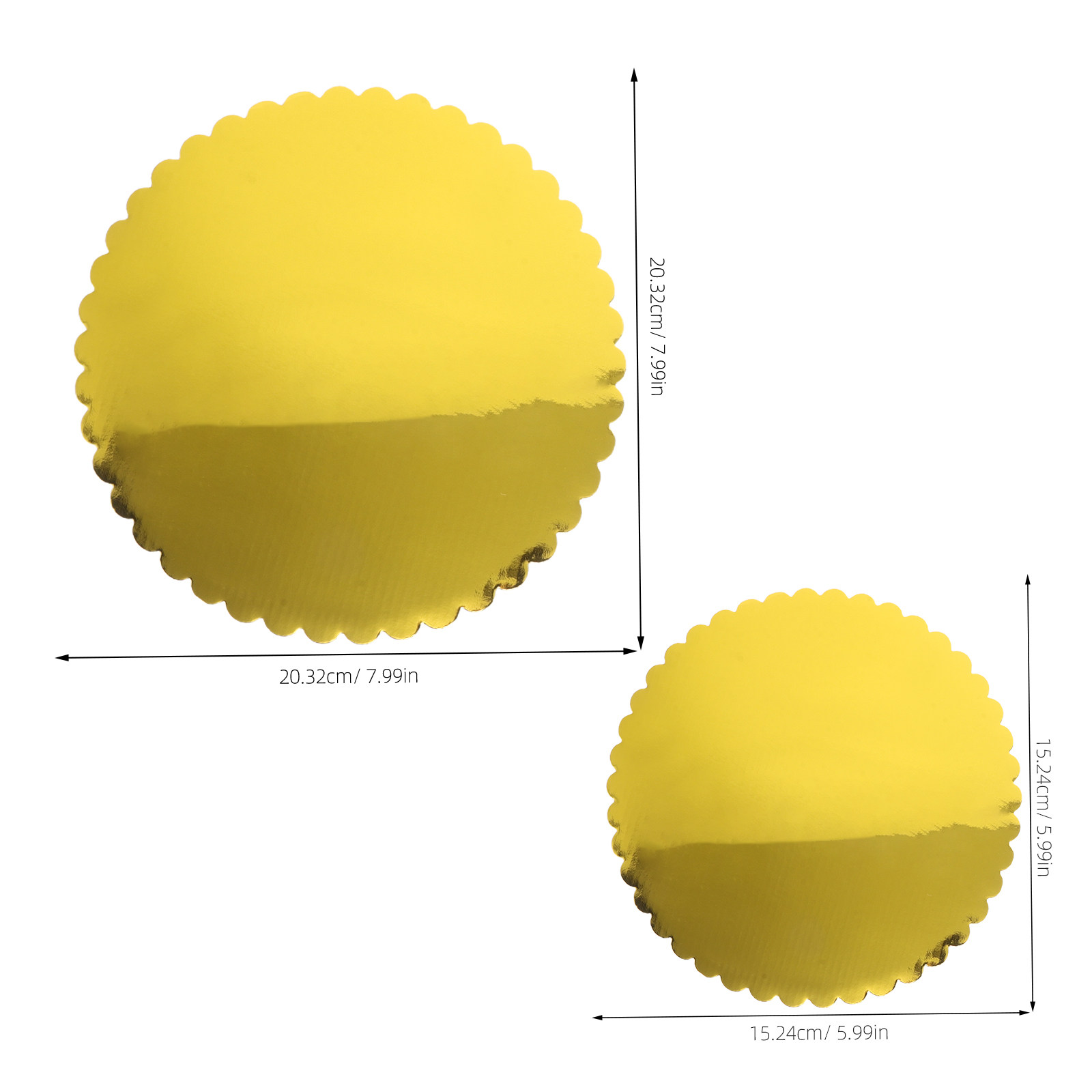 60Pcs Gold Round Cake Board Co - Cake Board Round 评论和价格